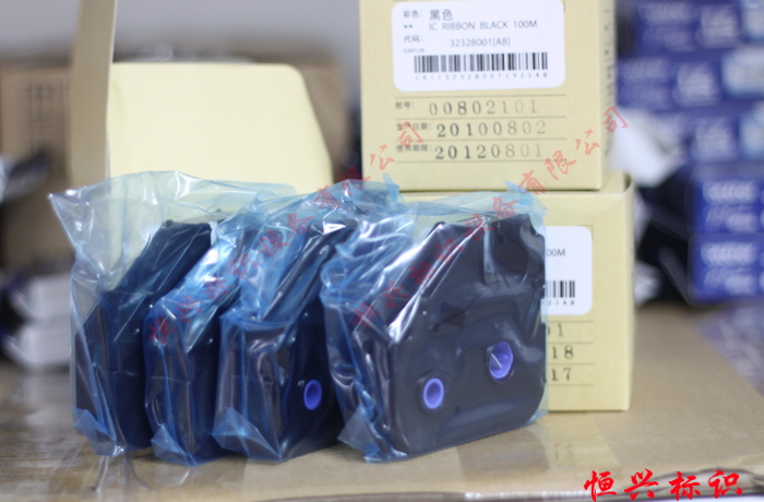 凯普丽标佳能NTC线号机色带 LB-12BI C-210E/210T/510T原装进口-图0