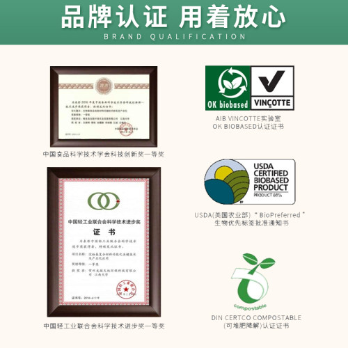 玉米淀粉可降解一次性环保餐盒外卖学生饭盒方形快餐饭菜打包家用 - 图2