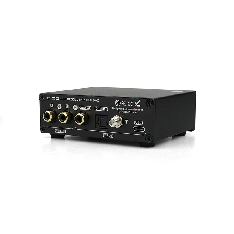 SMSL双木三林C100音频解码器AK4493S DAC MQA DSD 32BIT/768KHZ - 图0