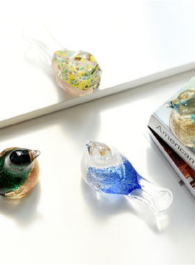 伴手礼ins可爱风动物玻璃小摆件