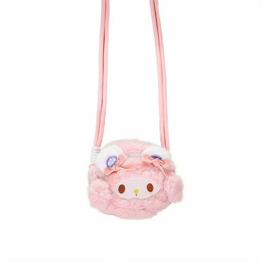 Cute cartoon high-looking pink plush coin purse