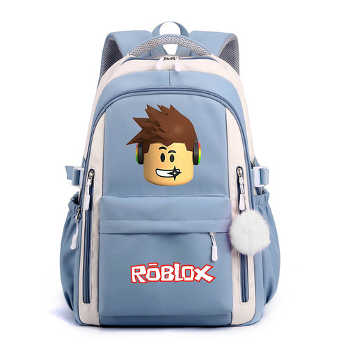 秀洛Roblox书包游戏罗布乐思初中小学生背包大容量补课包双肩包 - 图0