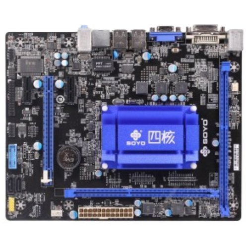 ●GeFeng●梅捷SY-1900四核 DDR3全集成主板 小板 - 图0