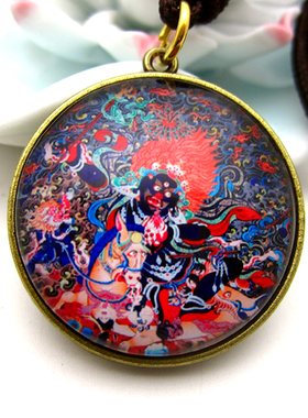 双面观音佛牌项链吊坠