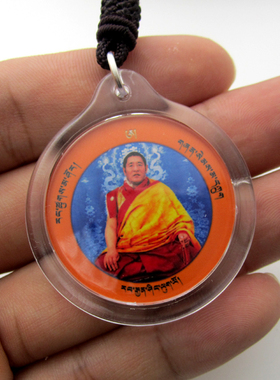 透明双面佛像吊坠亚克力