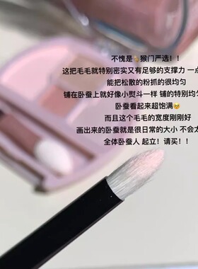 小猴子推荐！锥形卧蚕眼角提亮刷细节刷化妆刷Fix同款M1-11