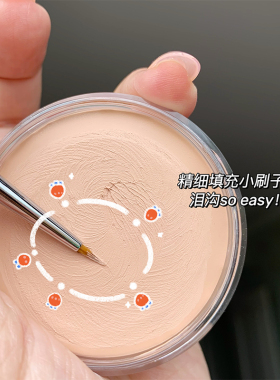 毛老师推荐！t22细头t103遮瑕刷