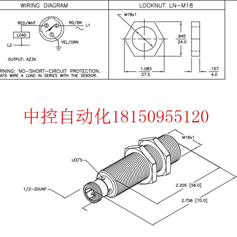 议价原装正品全新TURCK传感器 BI5-G18-AZ3X-B3331 现现货 - 图0