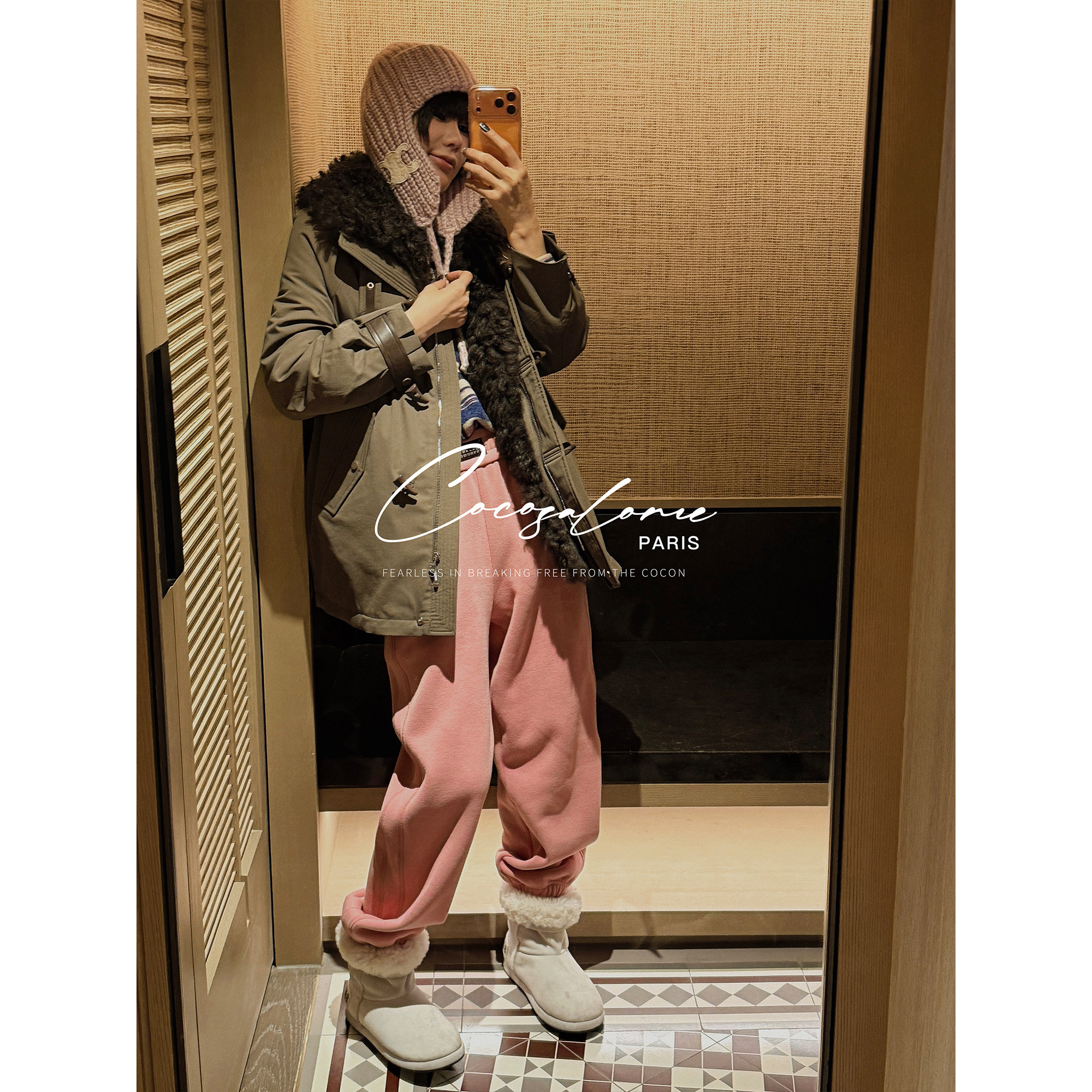 韩彬彬"M6卫裤"秋冬新款500g重磅加绒加厚休闲简约束脚卫裤女804K,淘宝优惠券,粉丝福利购,淘宝优惠卷