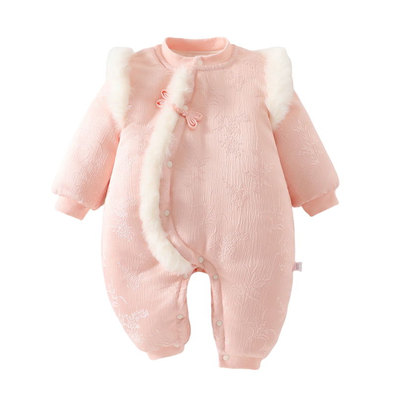 品牌撤柜清仓冬季婴儿连体衣加厚宝宝国风旗袍新生儿满月周岁礼,淘宝优惠券,粉丝福利购,淘宝优惠卷