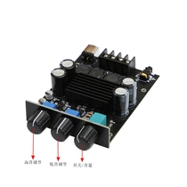 YJ-100C YJ-100C TPA3116 double core 2 0 digital pitch 100W* 2 high power D type stereo HiFi power amplifier board