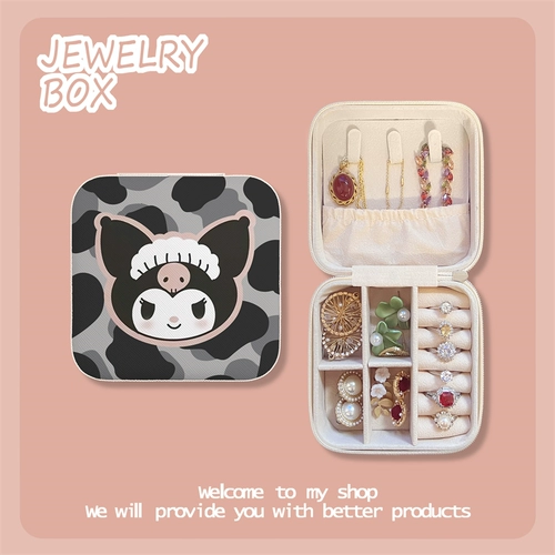 Портативные серьги, коробочка для хранения, ожерелье, маленькое кольцо, ювелирное украшение, аксессуар, коробка для хранения для путешествий