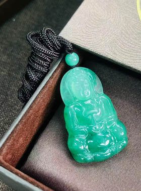 非洲翠观音项链无镶嵌