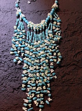 伶达锁骨链夸张多层项链