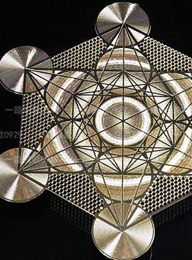 大天使安卡六芒星斯里树铜质摆件