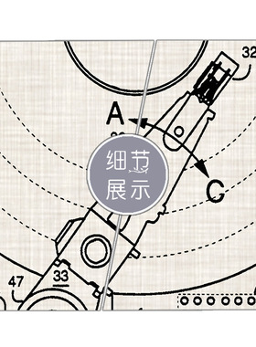 复古硬盘结构图海报IT计算机挂画软件工程师礼物科技风墙面装饰画