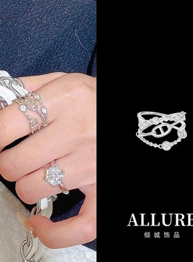 时尚简约设计感猪鼻子戒指