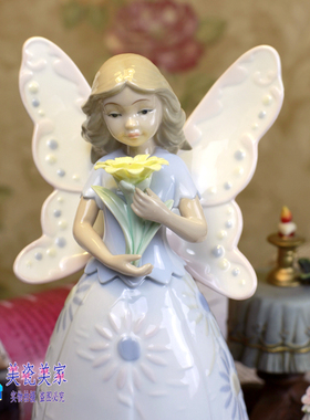 英国陶瓷生日结婚乔迁情人节摆件