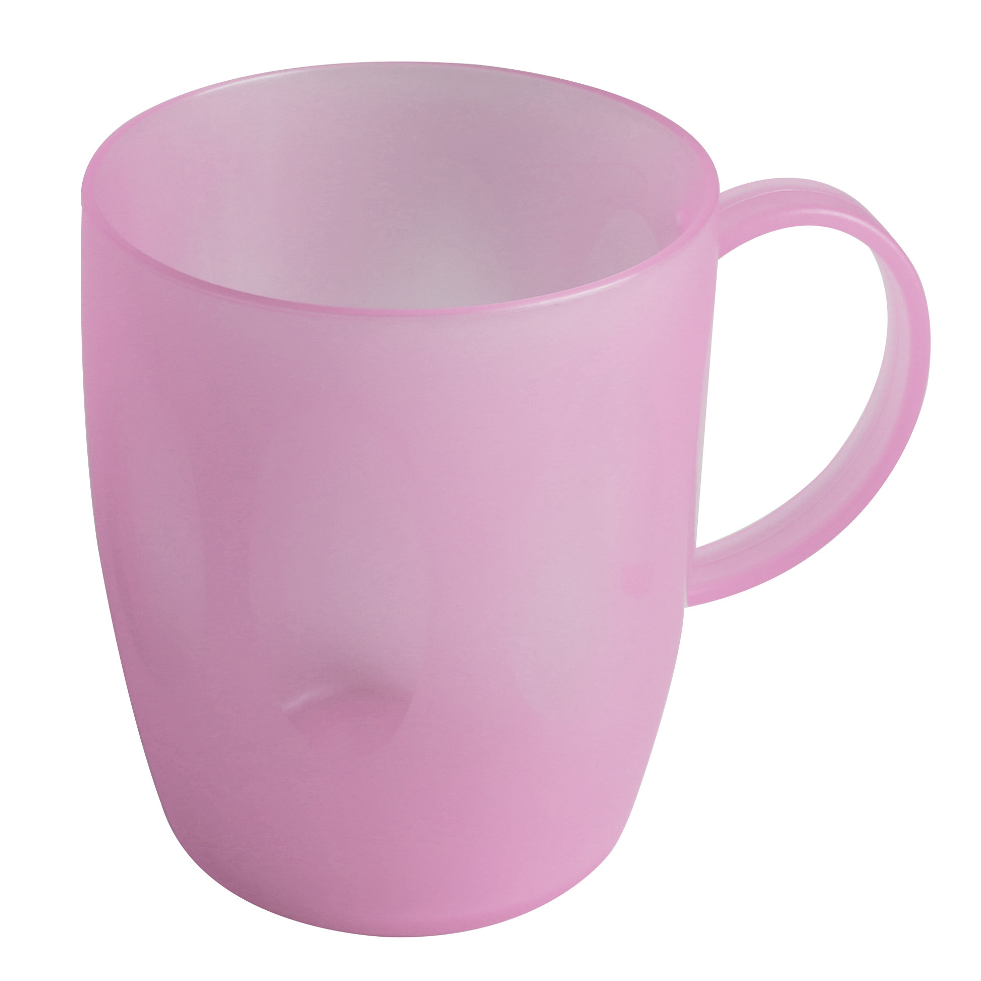 茶花大号鼓形漱口杯刷牙杯牙缸洗漱杯450ml带手柄塑料透明水杯口,淘宝优惠券,粉丝福利购,淘宝优惠卷