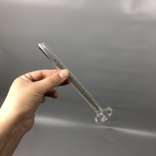 玻璃量筒量入式高硼硅耐高温1ml235710ml12ml15ml25ml全分度0.1ml-图0