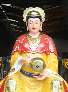 碧霞元君泰山老母供奉树脂佛像