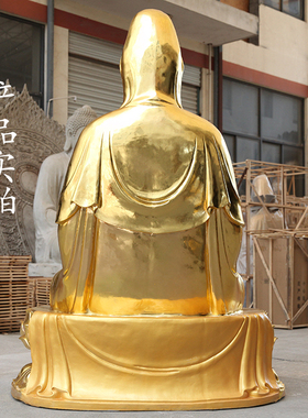 厂家直销树脂佛像全金观世音佛像2米1鎏金观音寺庙大型观音菩萨
