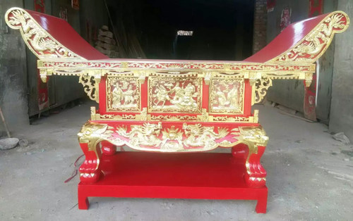 厂家直销供桌元宝桌 寺庙供桌佛堂寺庙用品 元宝桌1米68 大小定做 - 图1