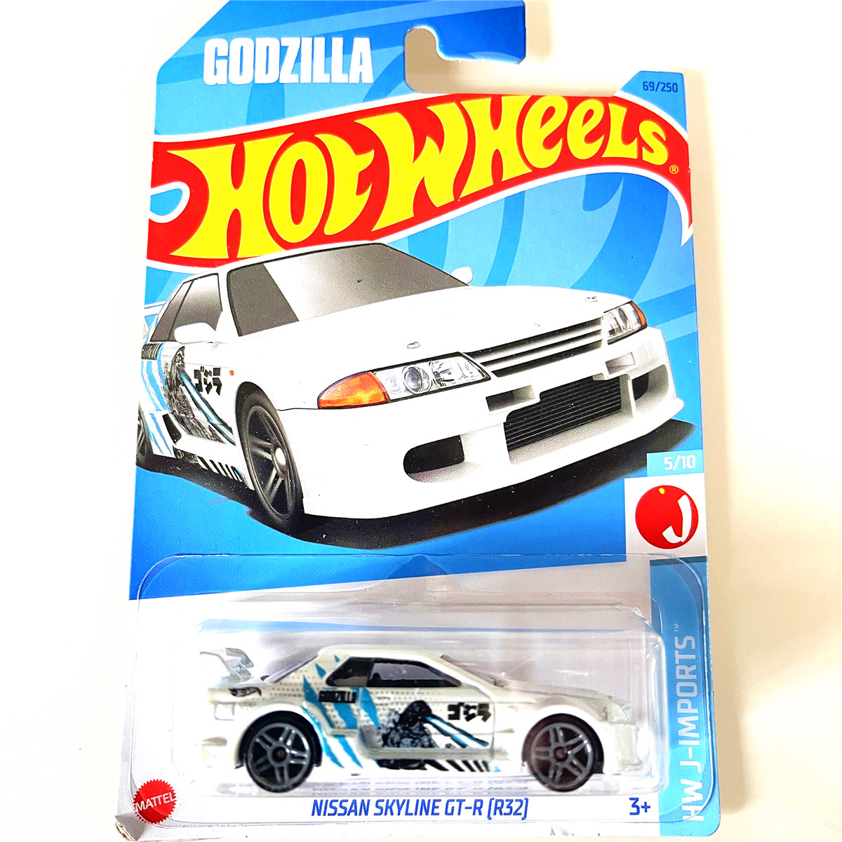 HOTWHEELS风火轮小跑车模C4982023DCB特斯拉TESLA尼桑天际线GTR32 - 图1