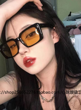 遮阳方形复古时尚男女墨镜