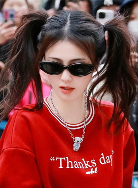 遮阳猫眼时尚男女小框太阳镜