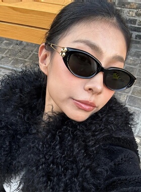 遮阳猫眼复古男女时尚凹造型眼镜