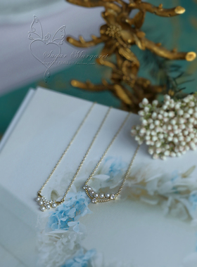 圣诞的轻奢925镀金节日项链