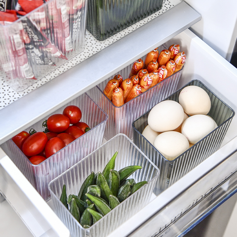 厨房冰箱侧门收纳盒食品级鸡蛋食物保鲜零食调料分隔专用整理神器-图2