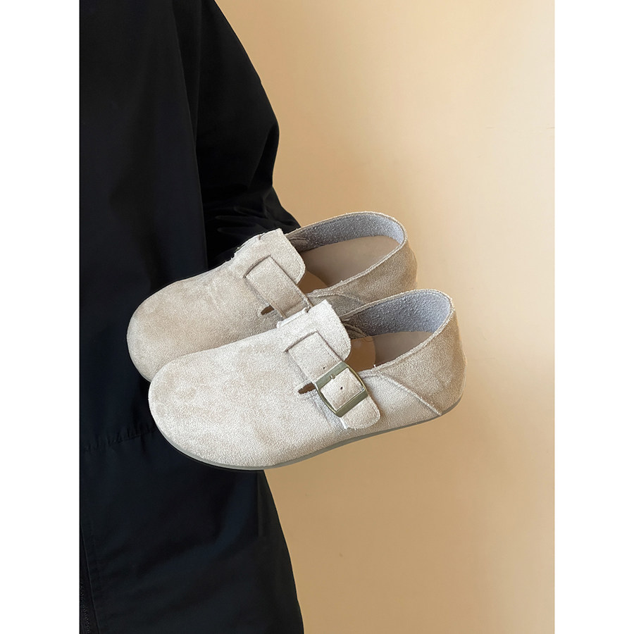 路十三港风全包博肯鞋女2026春季软底懒人一脚蹬单鞋百搭休闲鞋,淘宝优惠券,粉丝福利购,淘宝优惠卷