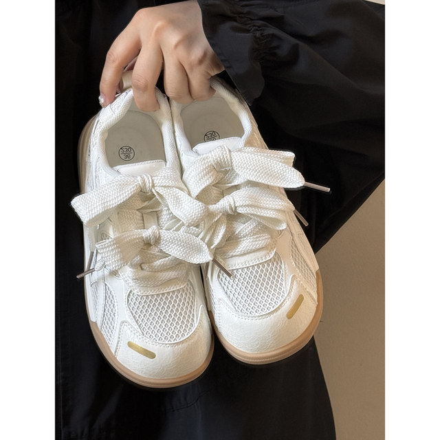 Mesh breathable thin lightweight soft sole sports and casual shoes