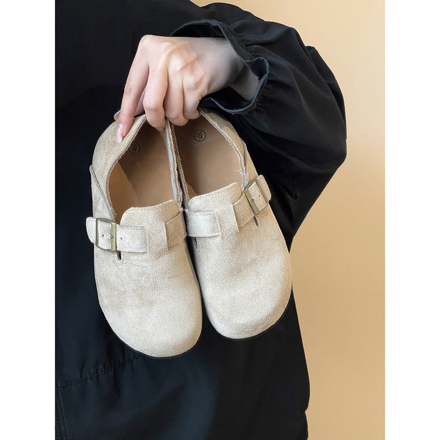 路十三港风全包博肯鞋女2026春季软底懒人一脚蹬单鞋百搭休闲鞋,淘宝优惠券,粉丝福利购,淘宝优惠卷