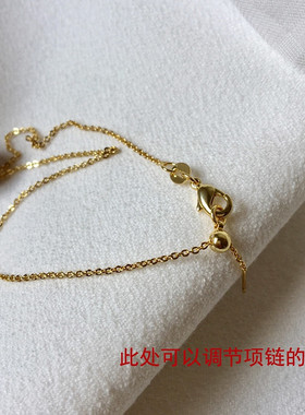 正品天然南红满肉单珠锁骨链银女简约森系保山火焰红送女友闺蜜礼