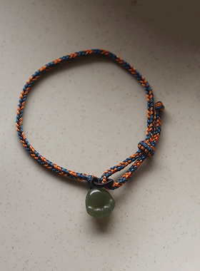 女和田玉猫爪手绳个性时尚简约