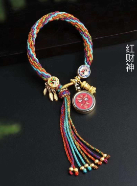 男女唐卡手绘守护神手链手绳