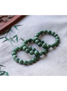 相遇清仓。天然和田玉且末碧玉烟紫红糖糖白超值手串