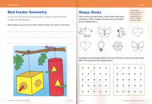 学乐成功系列数学练习册 Scholastic Success With Math Grade 1-5数学专项练习1-5年级美国小学课程标准英文原版进口-图1