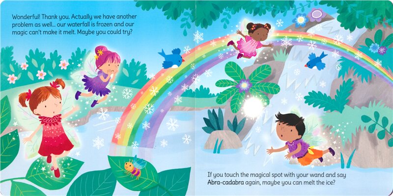 Usborne Wand Books Fairy Magic 尤斯伯恩 魔杖丛书 魔法棒发声 互动性强 亲子绘本 英语启蒙纸板书 英文原版进口儿童图书