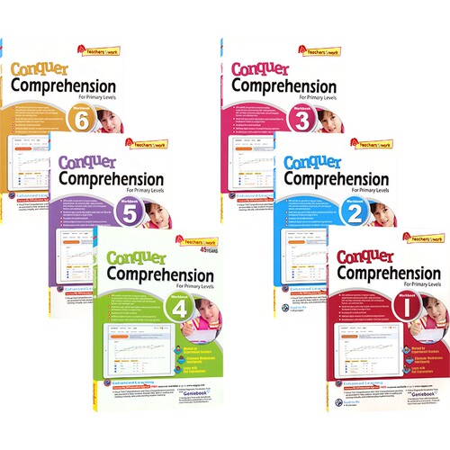 SAP 新加坡小学英语阅读理解 Conquer Comprehension Workbook 1-6年级练习册 阅读专项提高训练 攻克系列 英文原版进口教辅 - 图3