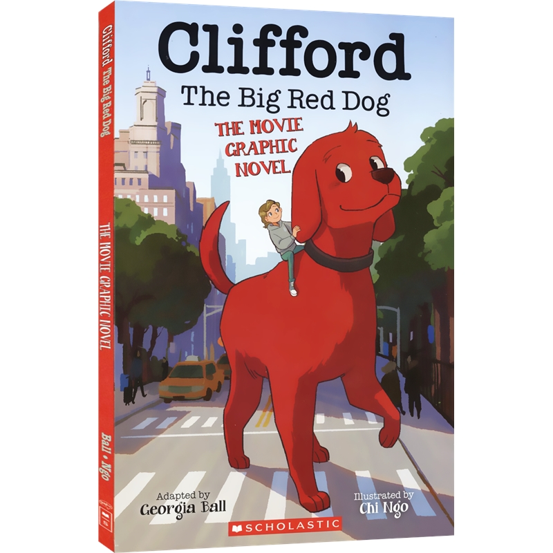 英文原版 Clifford the Big Red Dog 大红狗克利弗 经典童书形象 真人电影改编 全彩漫画 课外读物 友谊成长 - 图0