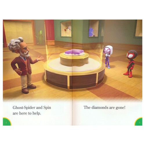 迪士尼分级读物 World of Reading Pre - Level 2 阅读世界预备阶至二阶 3-8岁 漫威蜘蛛侠系列 超级英雄 英文原版进口儿童图书 - 图3