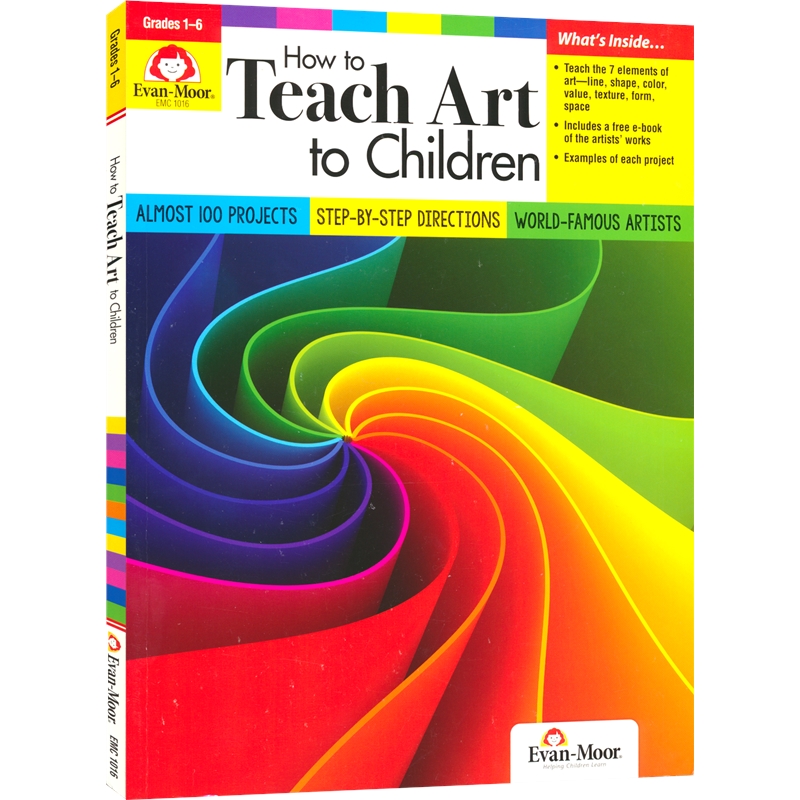 Evan-Moor How to Teach Art to Children Grades 1-6 美国加州教材 儿童艺术培养 123456年级 英文原版 - 图3