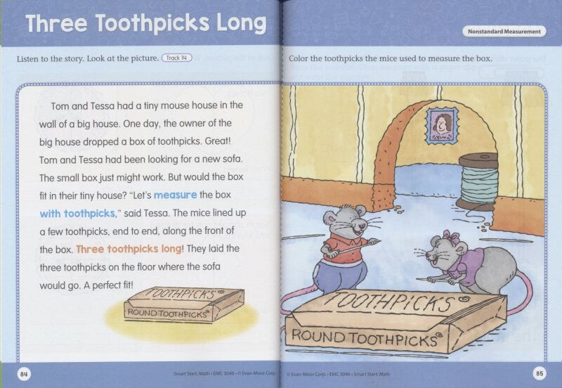 Evan Moor Smart Start Math Prek-G1美国加州进口教辅聪慧启蒙系列数学主题故事活动练习册幼儿园PreK-1年级带 ...