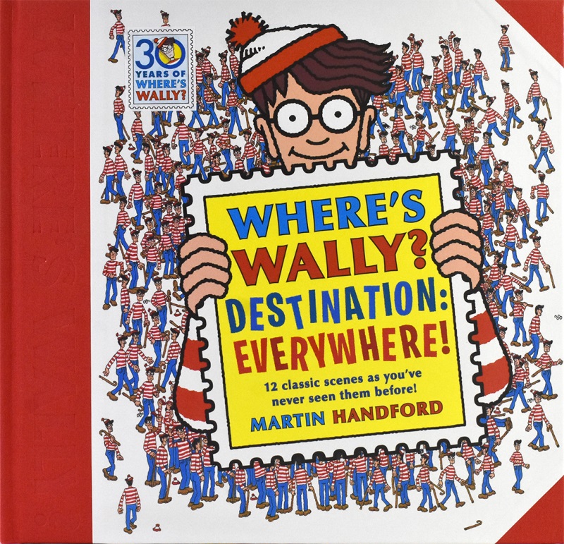 英文原版 Where's Wally Destination: Everywhere! 无处不在的威利 寻找威利系列 益智活动 专注力训练 精装大开本