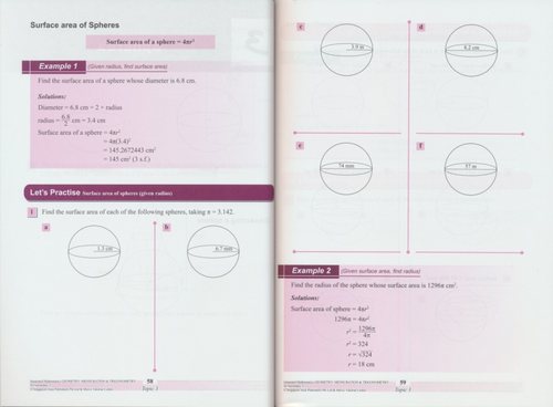 新加坡数学 SAP Integrated Mathematics Algebra Secondary Express IP 初中综合数学专项练习册 代数 几何 图表 英文原版教辅 - 图0