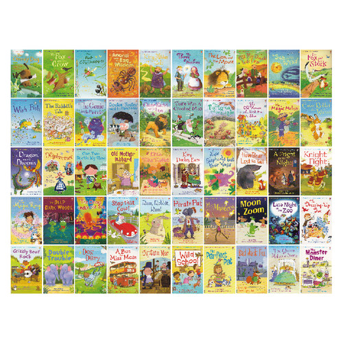 我的第一个图书馆50册 Usborne My First Reading Library 儿童英语启蒙分级阅读读物故事书 英国尤斯伯恩睡前英语原版绘本 5-8岁 - 图2